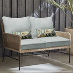 Ensemble de 2 coussins de siège profonds pour meubles de patio Aoodor 24 x 24