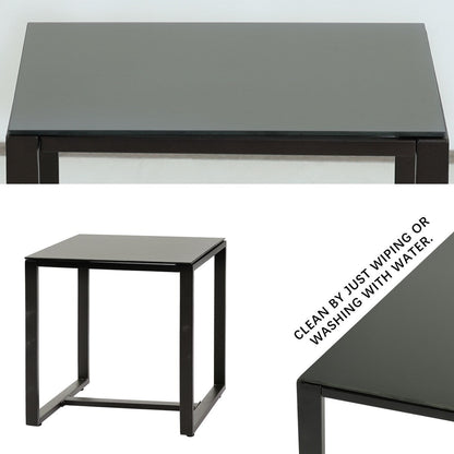 Ensemble de meubles de jardin Aoodor 3 pièces – Chaises d'extérieur en rotin avec table et canapé, coussins inclus – N/A