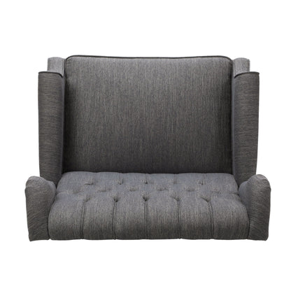 Fauteuil inclinable capitonné surdimensionné Apaloosa en tissu par Christopher Knight Home