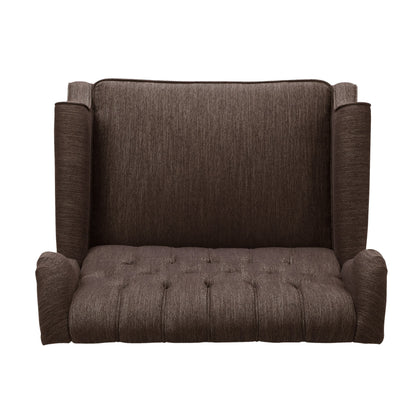 Fauteuil inclinable capitonné surdimensionné Apaloosa en tissu par Christopher Knight Home