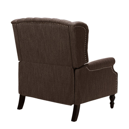 Fauteuil inclinable capitonné surdimensionné Apaloosa en tissu par Christopher Knight Home