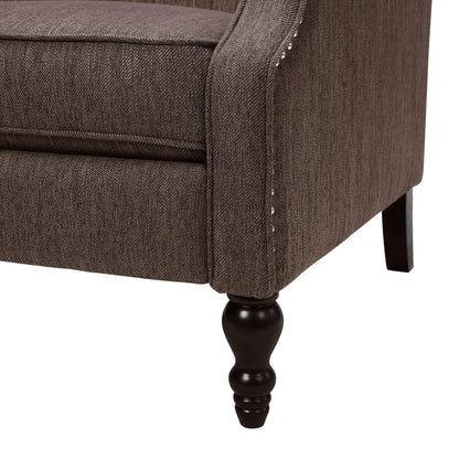 Fauteuil inclinable capitonné surdimensionné Apaloosa en tissu par Christopher Knight Home