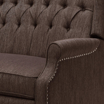 Fauteuil inclinable capitonné surdimensionné Apaloosa en tissu par Christopher Knight Home