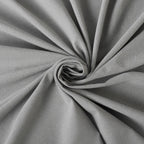Rideau à pattes boutonnées Archaeo en mélange de coton, panneau simple