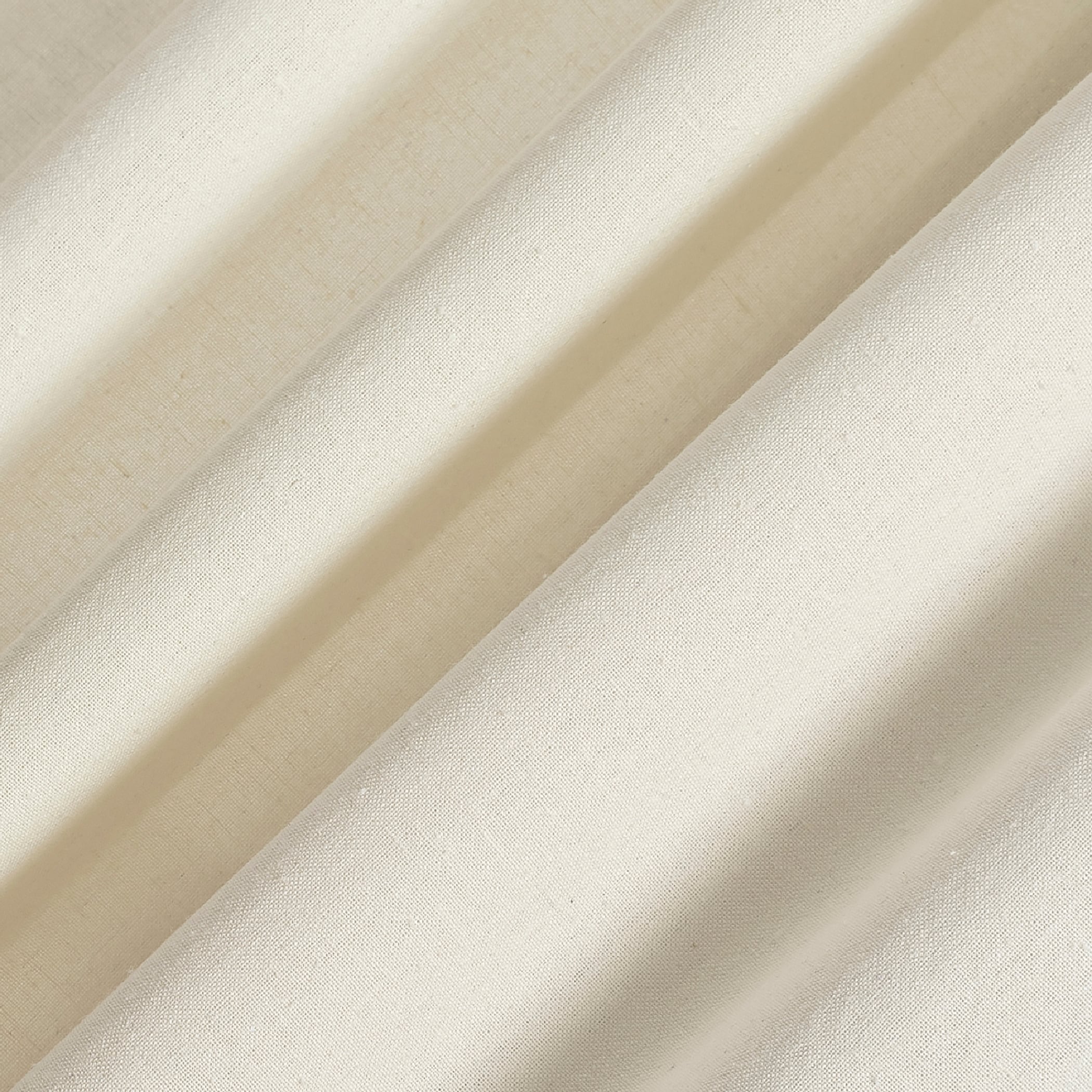 Rideau à pattes boutonnées Archaeo en mélange de coton, panneau simple