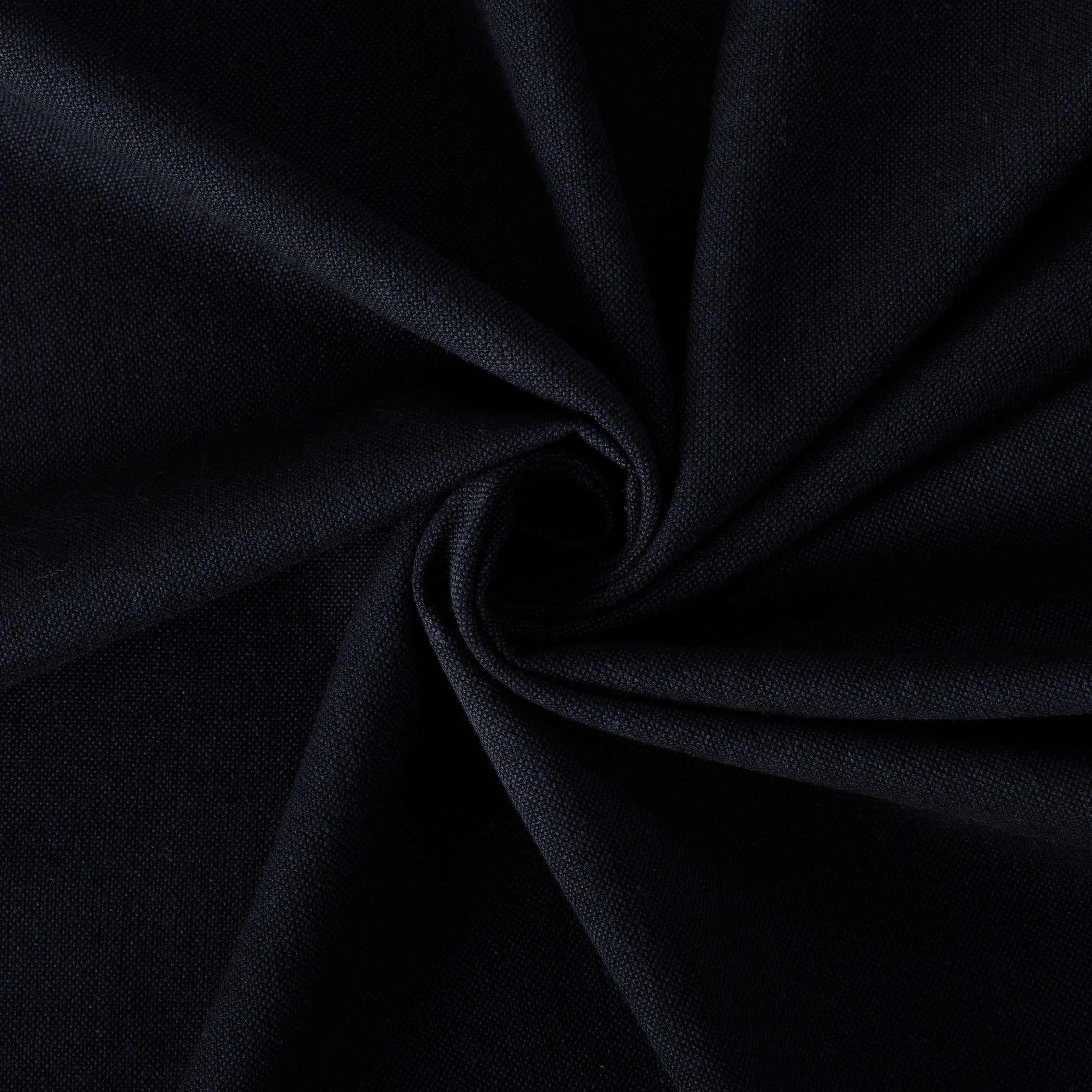 Rideau à pattes boutonnées Archaeo en mélange de coton, panneau simple