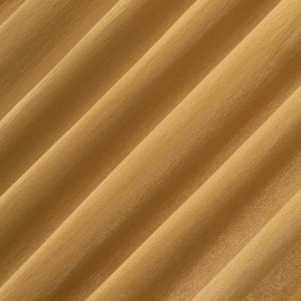 Rideau à pattes torsadées en coton lavé Archaeo, panneau simple