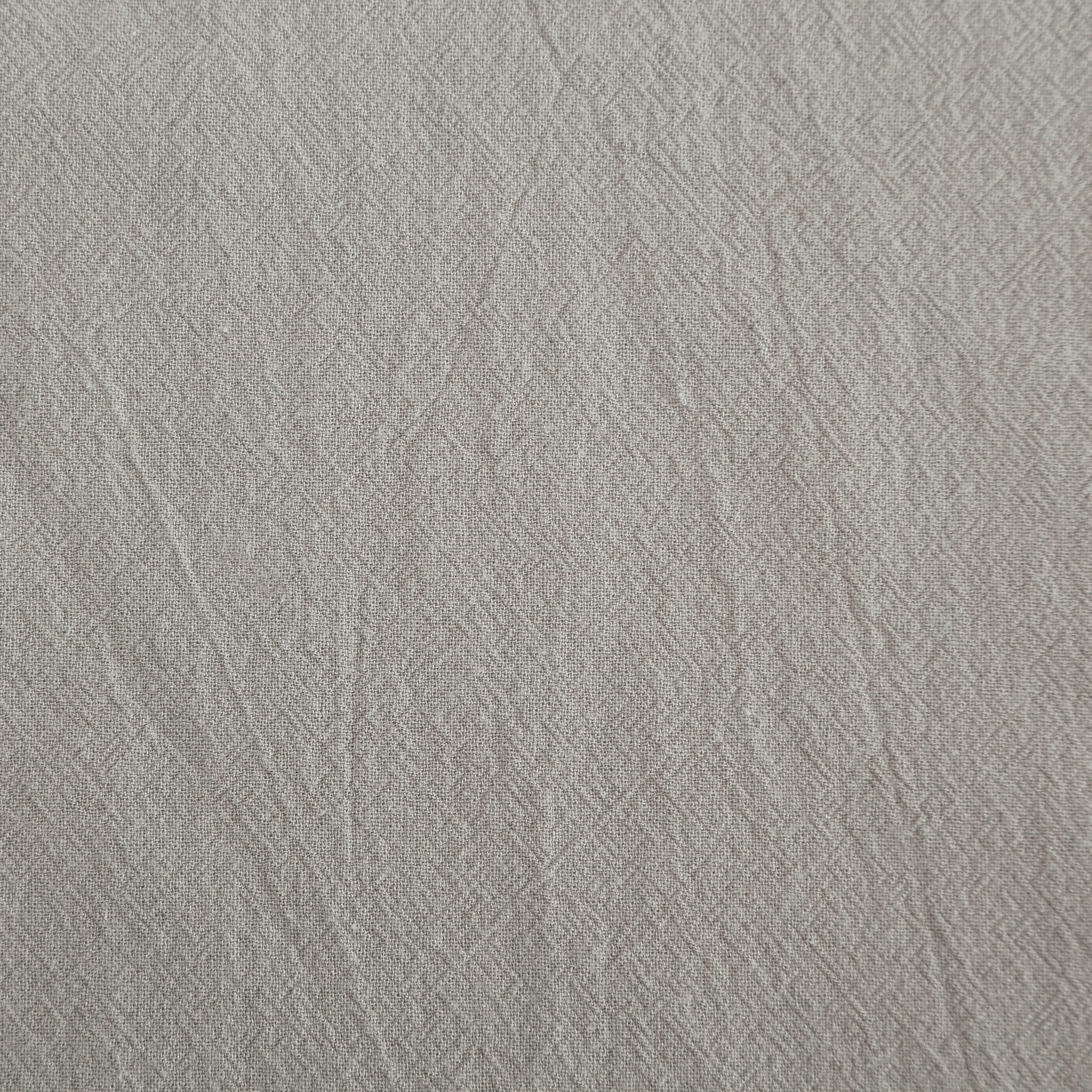 Rideau à pattes torsadées en coton lavé Archaeo, panneau simple