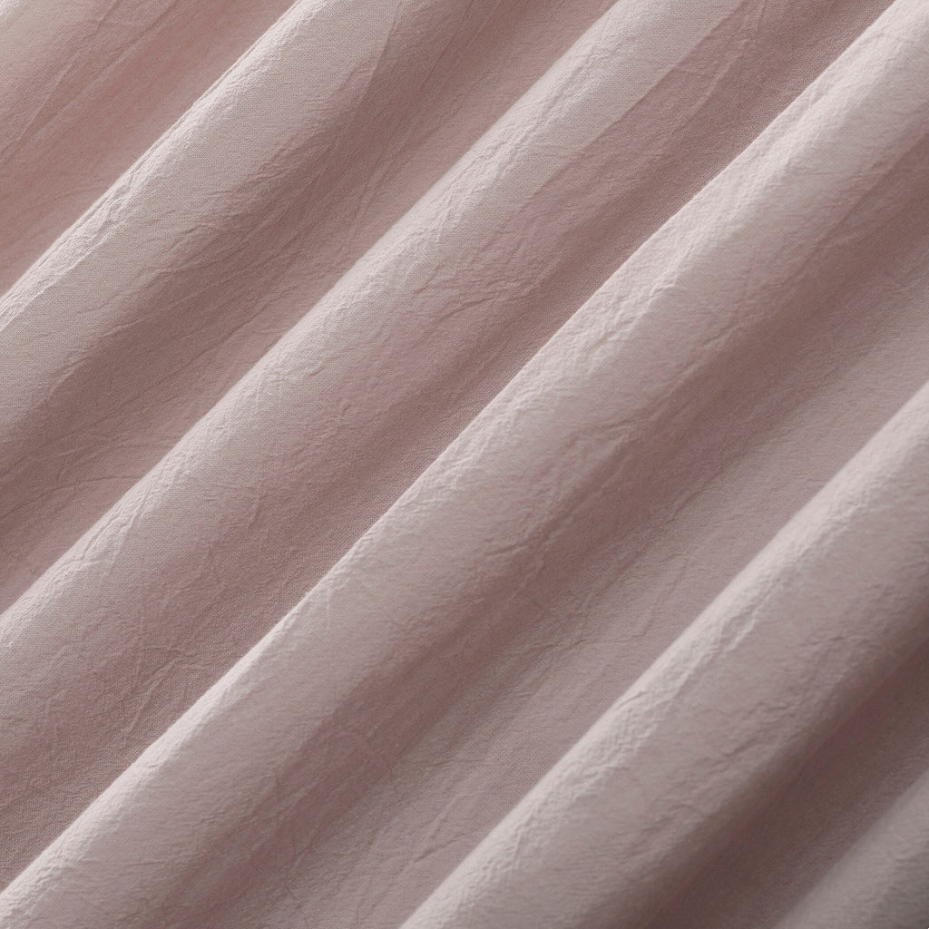 Rideau à pattes torsadées en coton lavé Archaeo, panneau simple