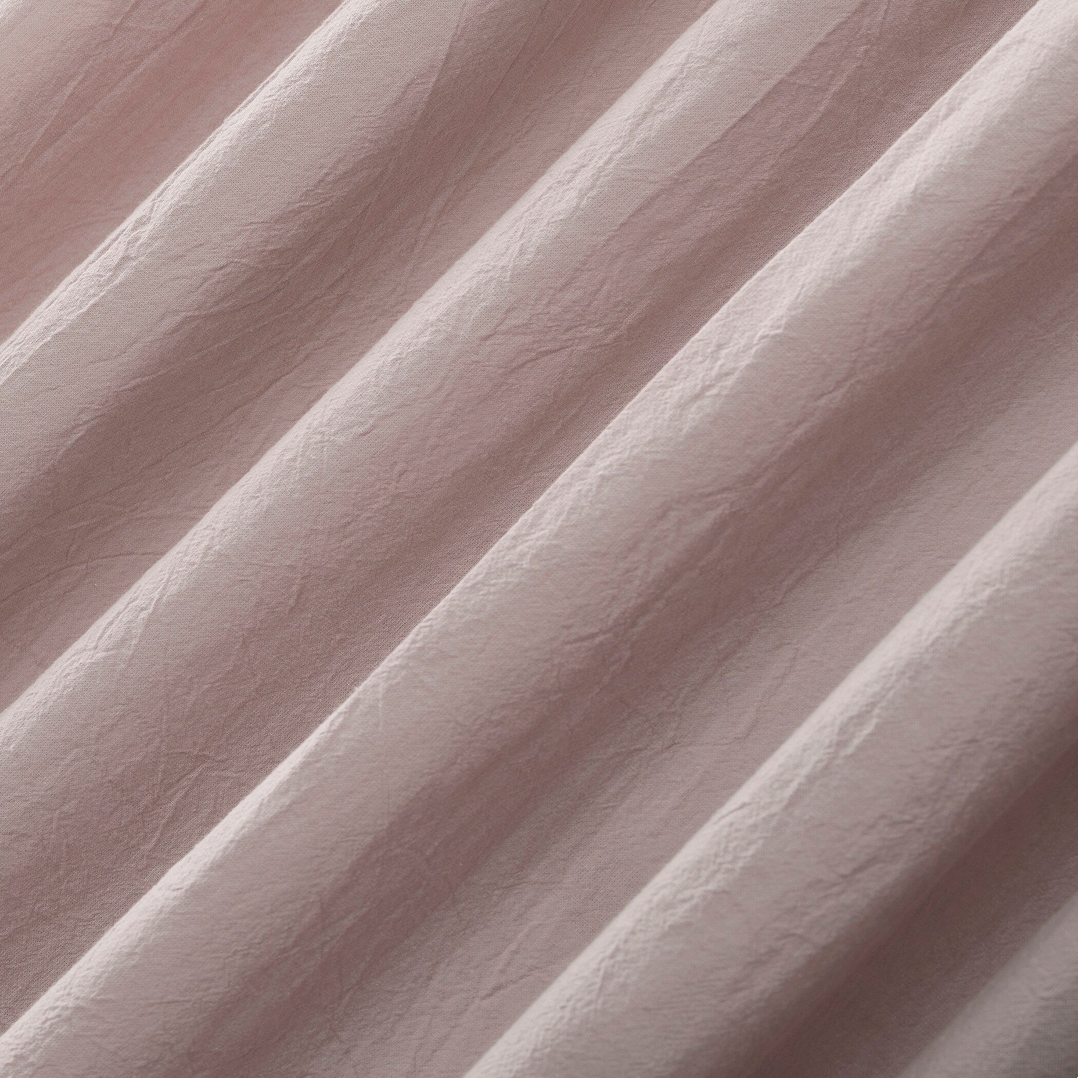 Rideau à pattes torsadées en coton lavé Archaeo, panneau simple