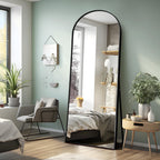 Miroir mural sur pied arqué Dovelina