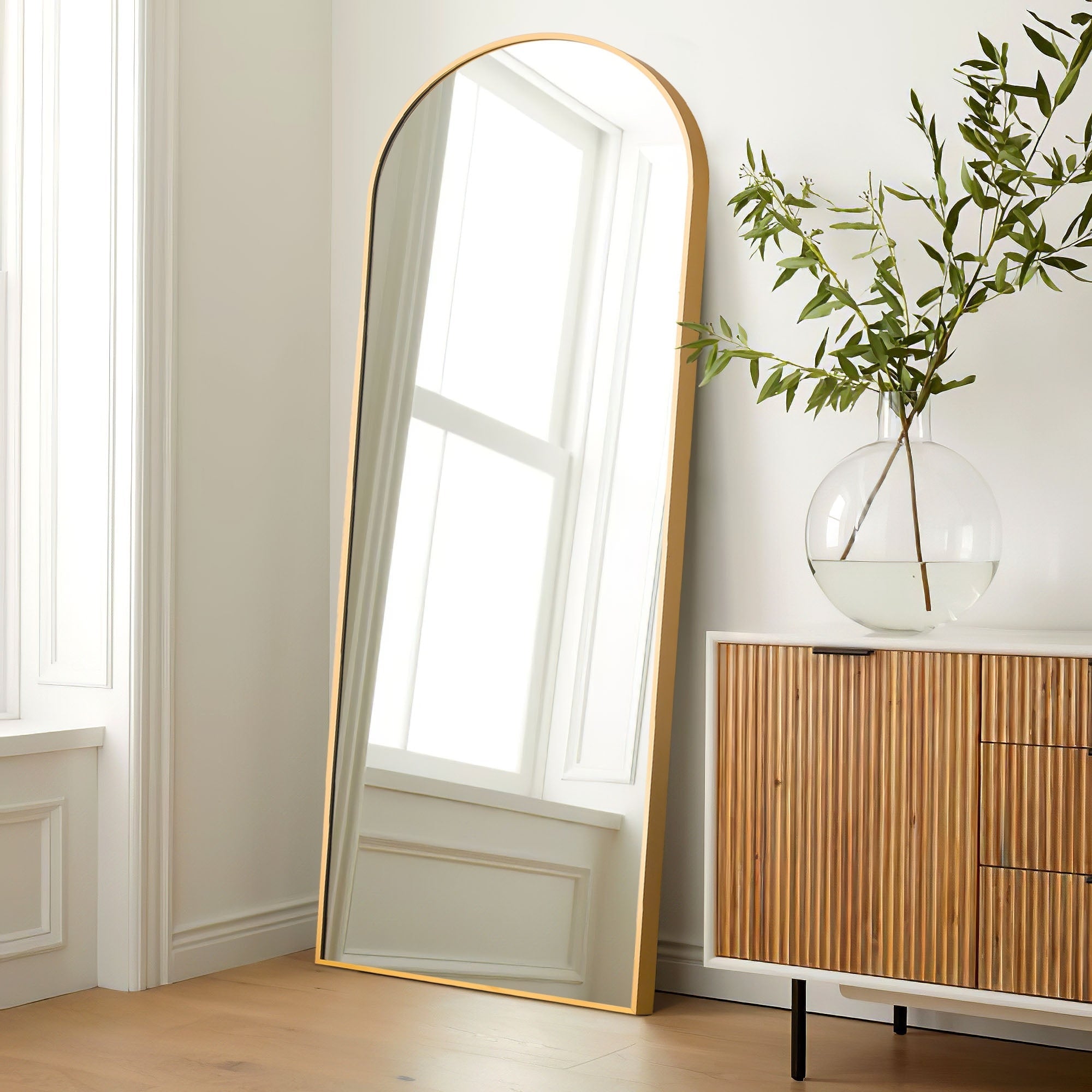 Miroir arqué Miroir pleine longueur moderne