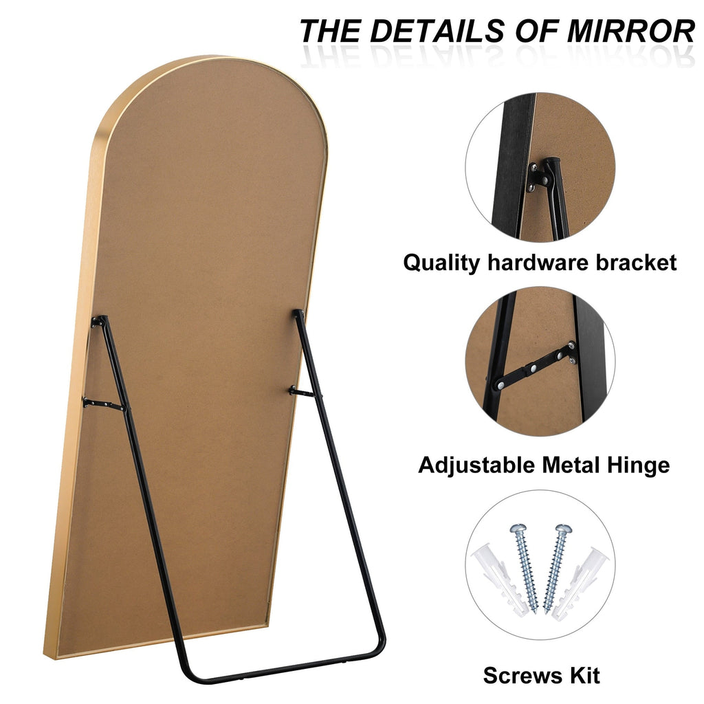 Miroir arqué Miroir pleine longueur moderne