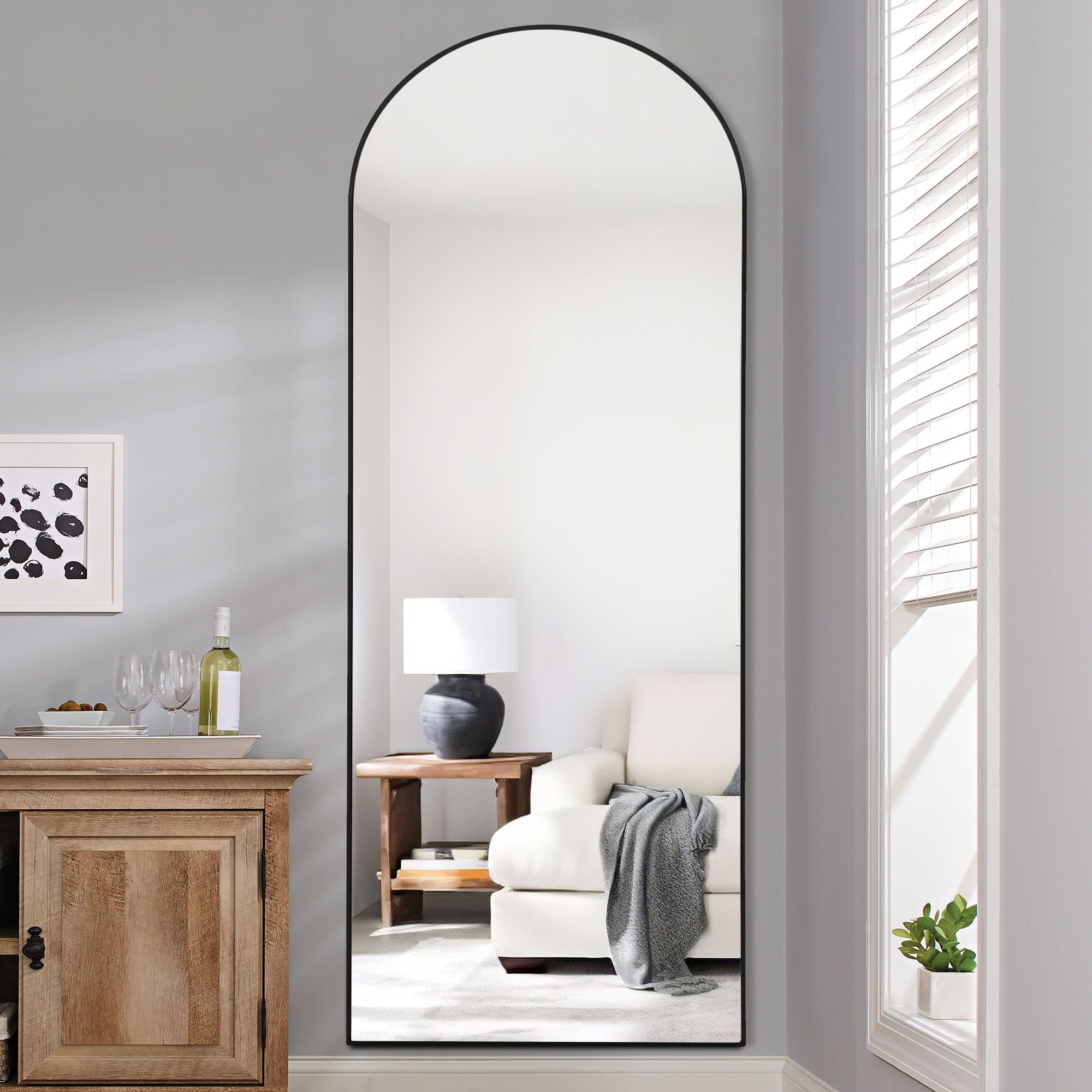 Miroir arqué Miroir pleine longueur moderne