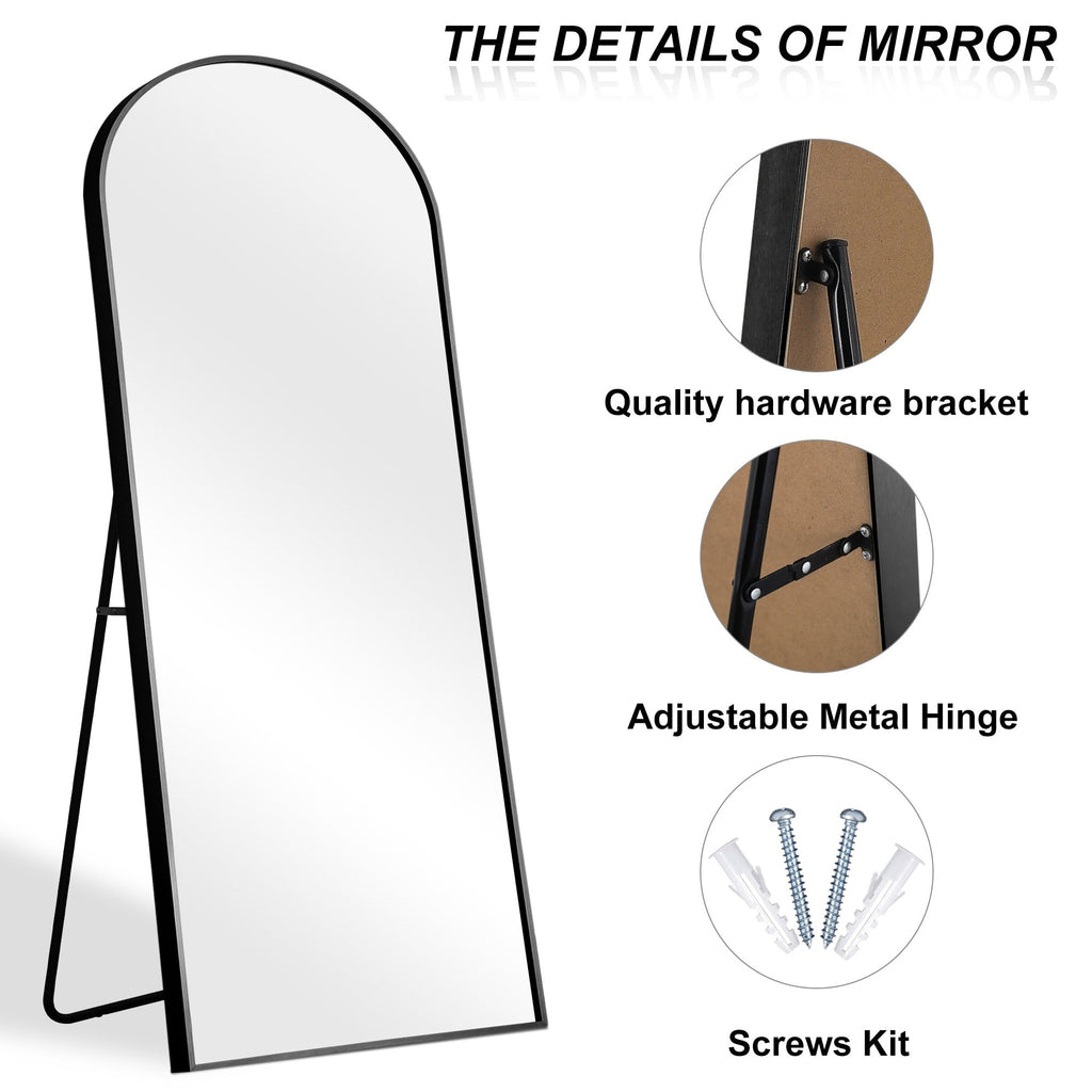 Miroir arqué Miroir pleine longueur moderne