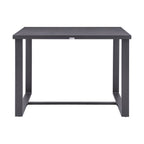 Ensemble de salle à manger d'extérieur Argiope en aluminium gris, 5 pièces, hauteur bar