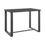 Ensemble de salle à manger d'extérieur Argiope en aluminium gris, 5 pièces, hauteur bar