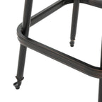 Ensemble de bar d'extérieur Arlana 5 pièces en aluminium avec trou pour parasol par Christopher Knight Home - N/A