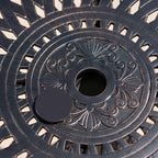 Ensemble de bar d'extérieur Arlana 5 pièces en aluminium avec trou pour parasol par Christopher Knight Home - N/A