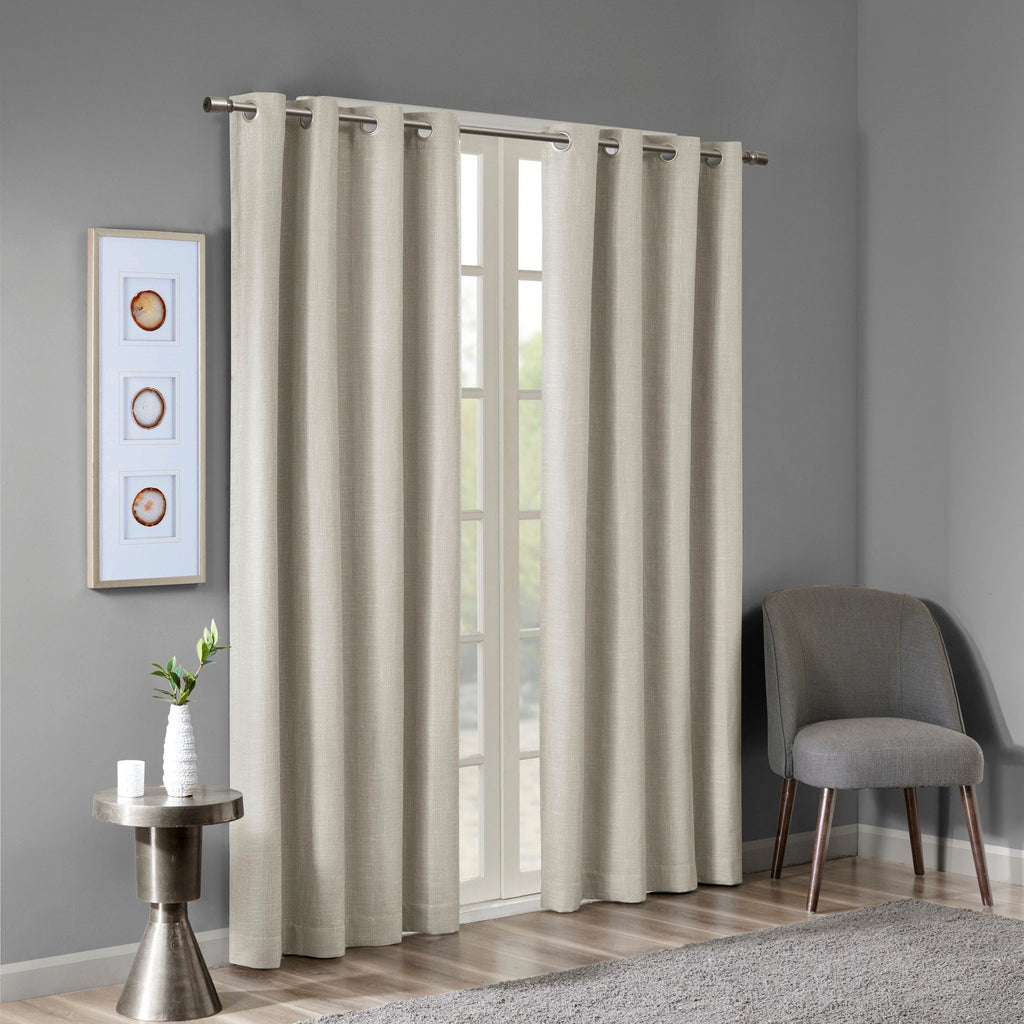 Rideau simple occultant chiné imprimé Arlie de SunSmart