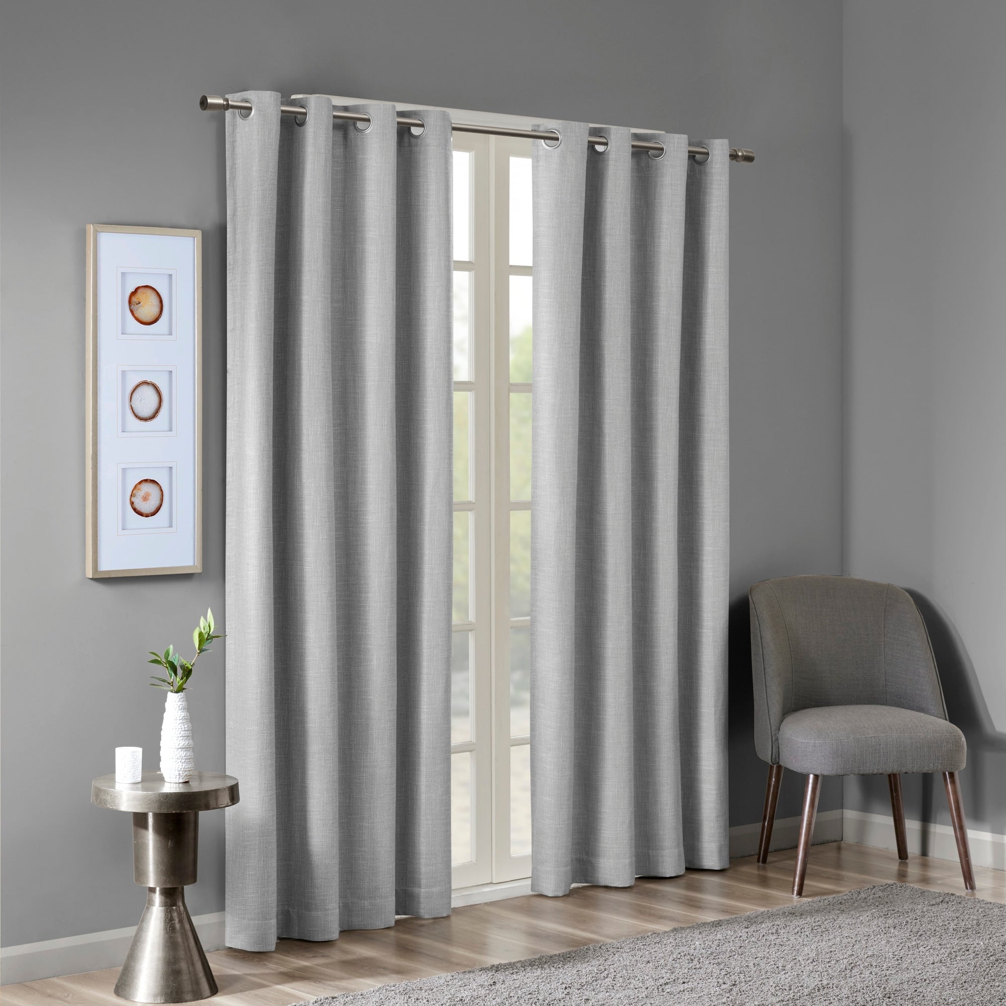 Rideau simple occultant chiné imprimé Arlie de SunSmart