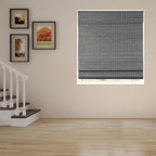 Stores romains semi-intimistes en bambou gris-brun Arlo
