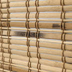 Stores romains en bambou Arlo Blinds Tuscan, hauteur 74 pouces, sans fil, relevables