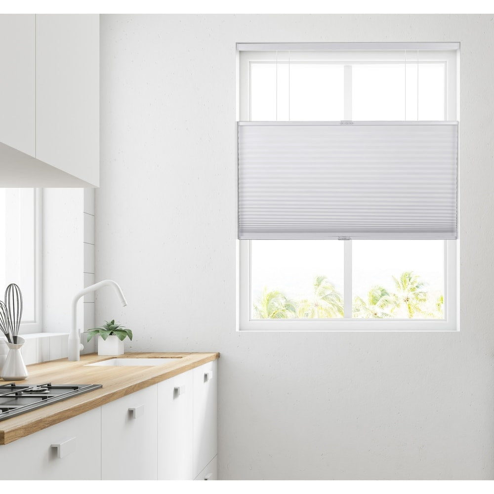 Stores cellulaires Arlo filtrant la lumière blanche 9/16 de haut en bas et de bas en haut