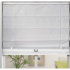 Stores romains Arlo blancs occultants sans fil en tissu