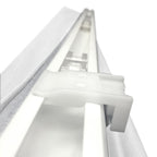 Stores romains Arlo blancs occultants sans fil en tissu