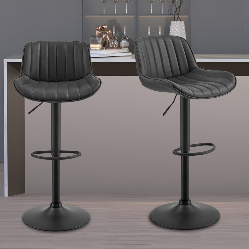 Tabouret de bar pivotant à hauteur réglable Art Leon, lot de 2