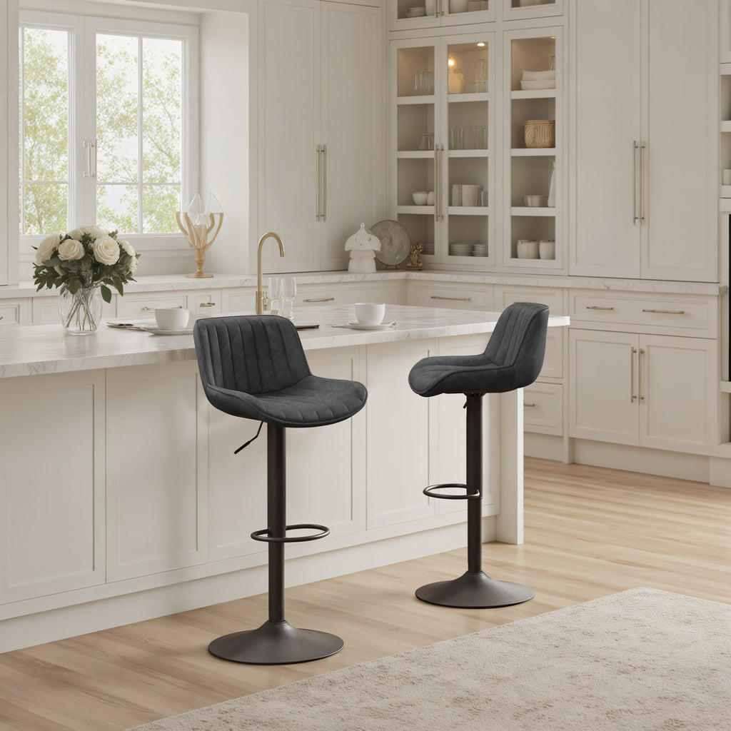 Tabouret de bar pivotant à hauteur réglable Art Leon, lot de 2