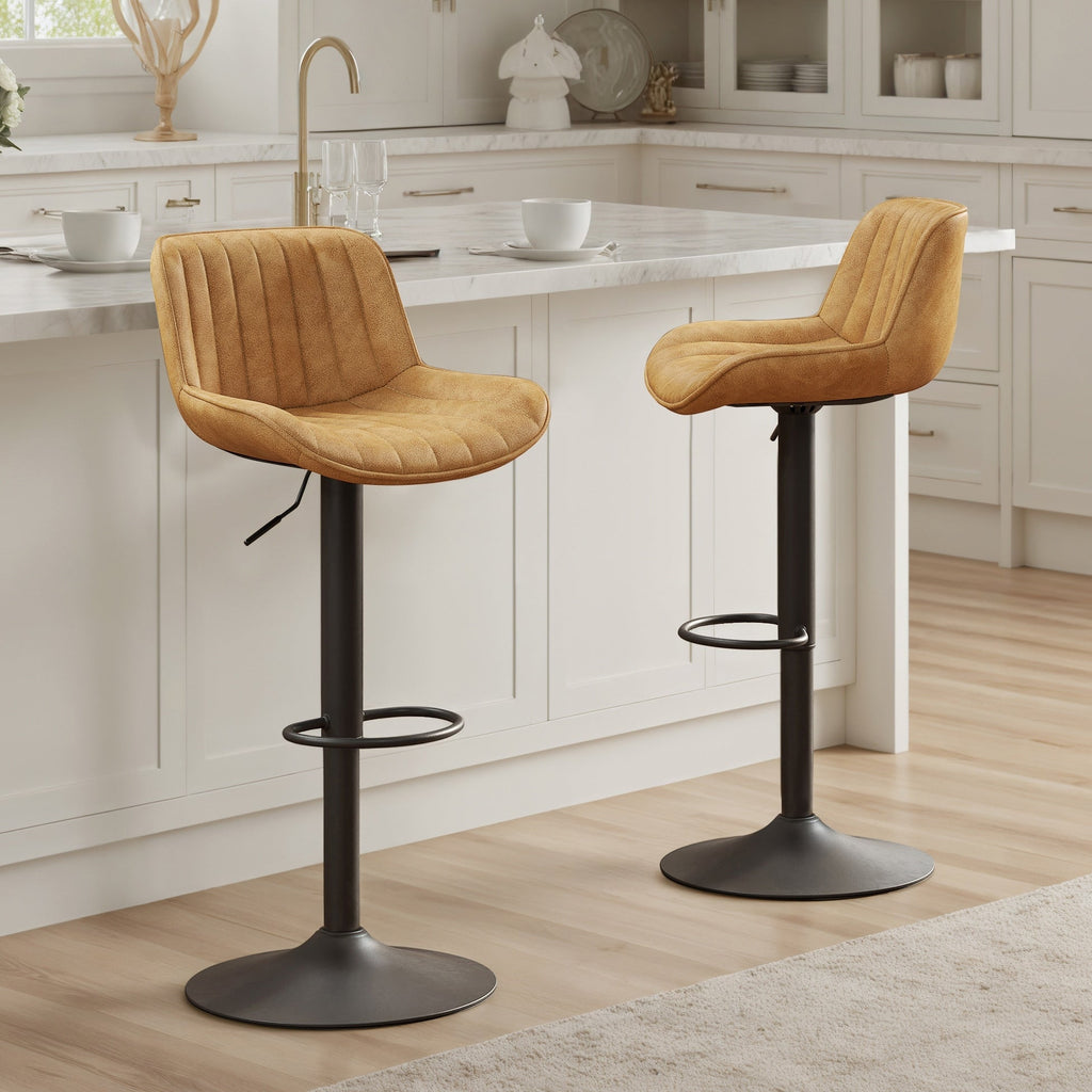 Tabouret de bar pivotant à hauteur réglable Art Leon, lot de 2