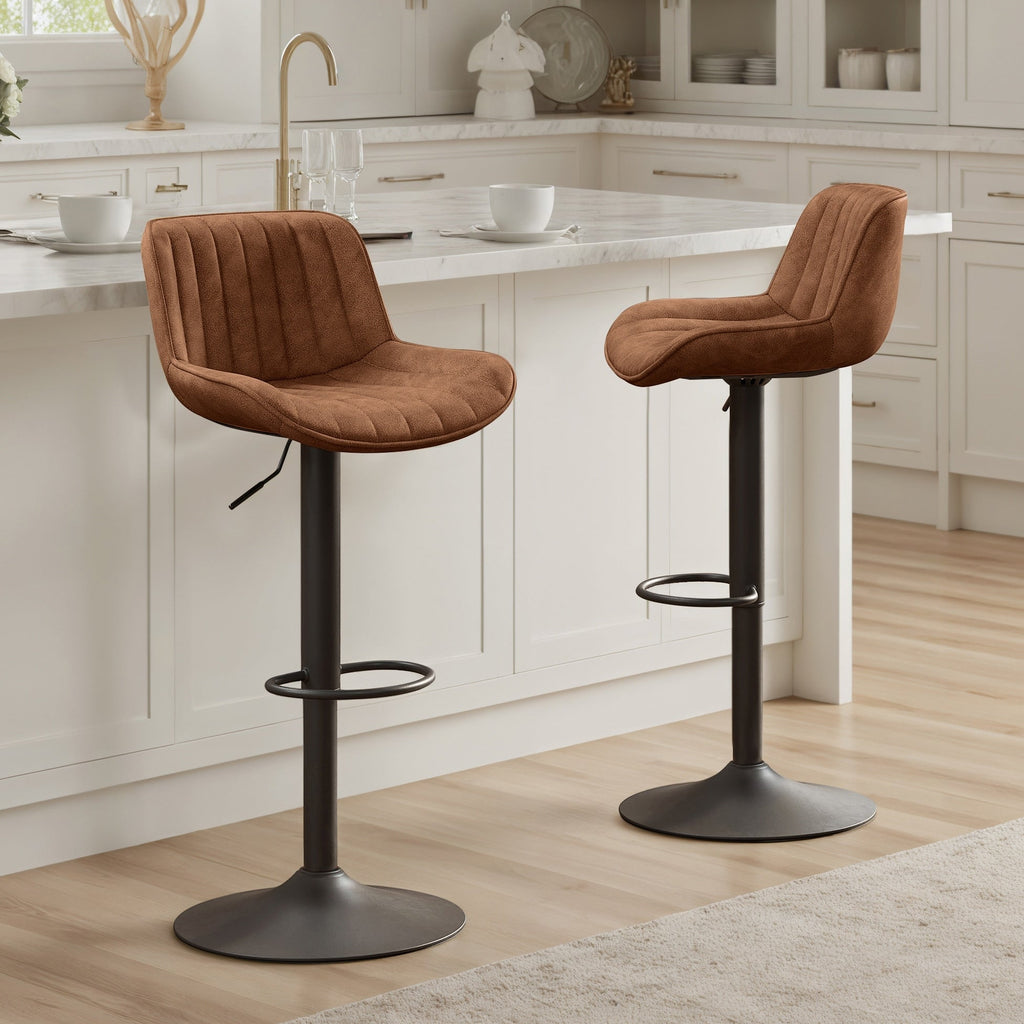 Tabouret de bar pivotant à hauteur réglable Art Leon, lot de 2