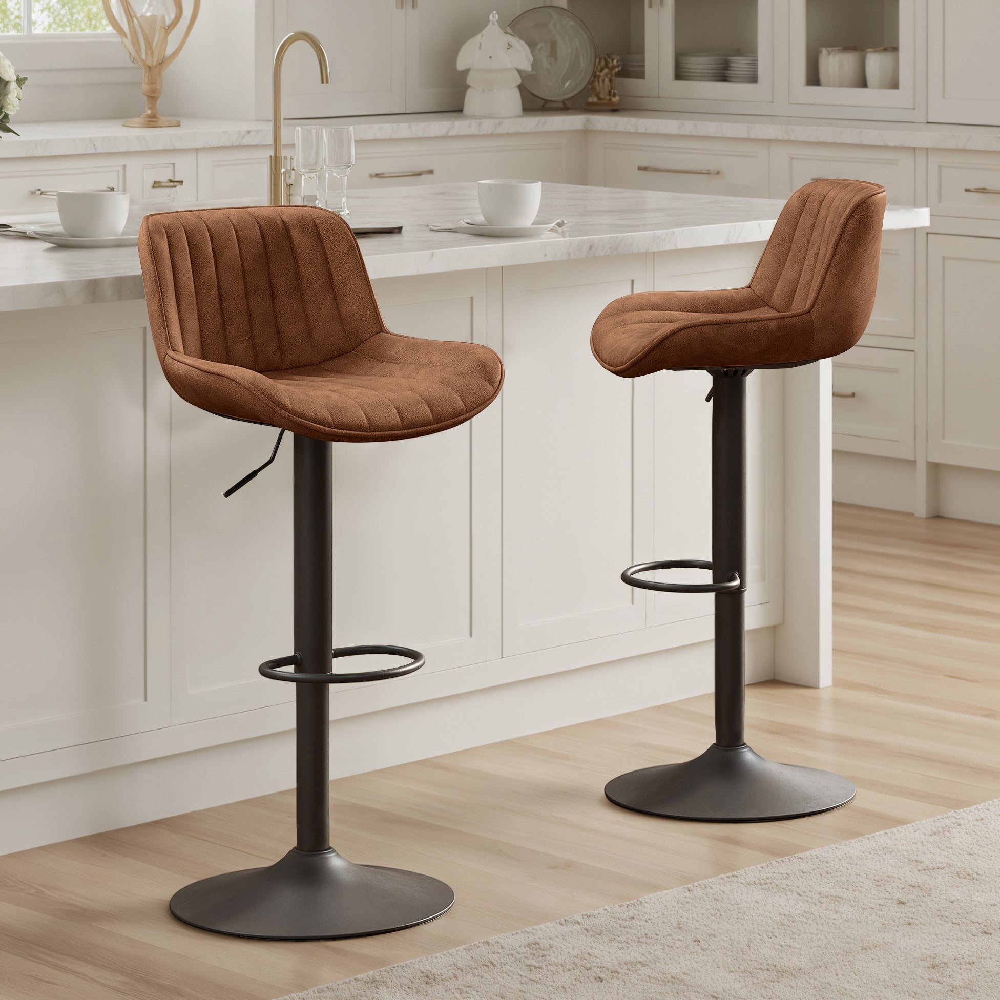 Tabouret de bar pivotant à hauteur réglable Art Leon, lot de 2