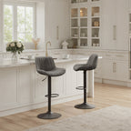 Tabouret de bar pivotant à hauteur réglable Art Leon, lot de 2
