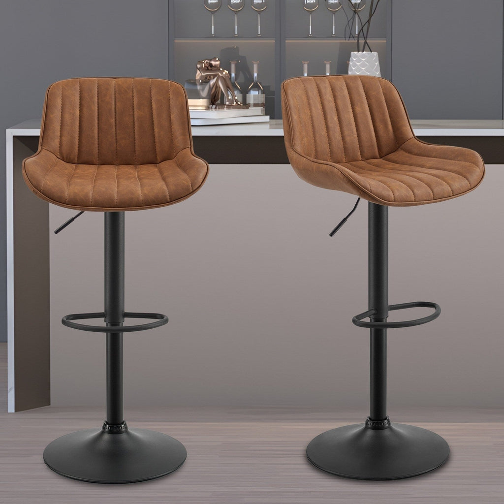 Tabouret de bar pivotant à hauteur réglable Art Leon, lot de 2