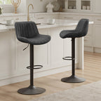 Tabouret de bar pivotant à hauteur réglable Art Leon, lot de 2