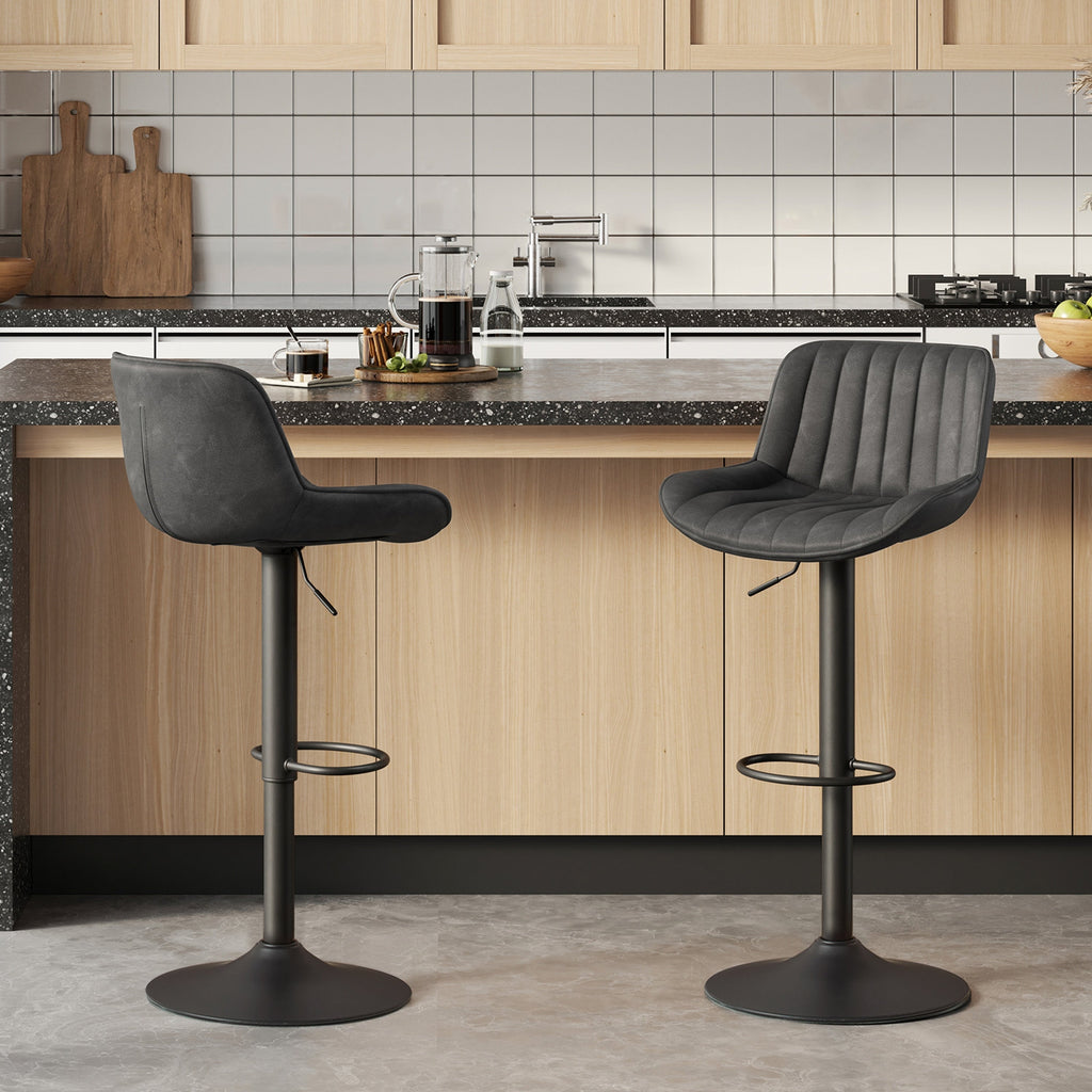 Tabouret de bar pivotant à hauteur réglable Art Leon, lot de 2