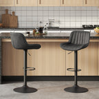 Tabouret de bar pivotant à hauteur réglable Art Leon, lot de 2