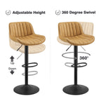 Tabouret de bar pivotant à hauteur réglable Art Leon, lot de 2