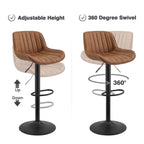 Tabouret de bar pivotant à hauteur réglable Art Leon, lot de 2
