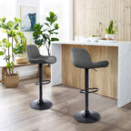 Tabouret de bar pivotant à hauteur réglable Art Leon, lot de 2