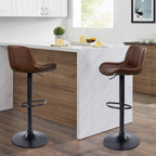 Tabouret de bar pivotant à hauteur réglable Art Leon, lot de 2