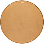 Miroir d'appoint rond moderne en aluminium Livabliss Aranya