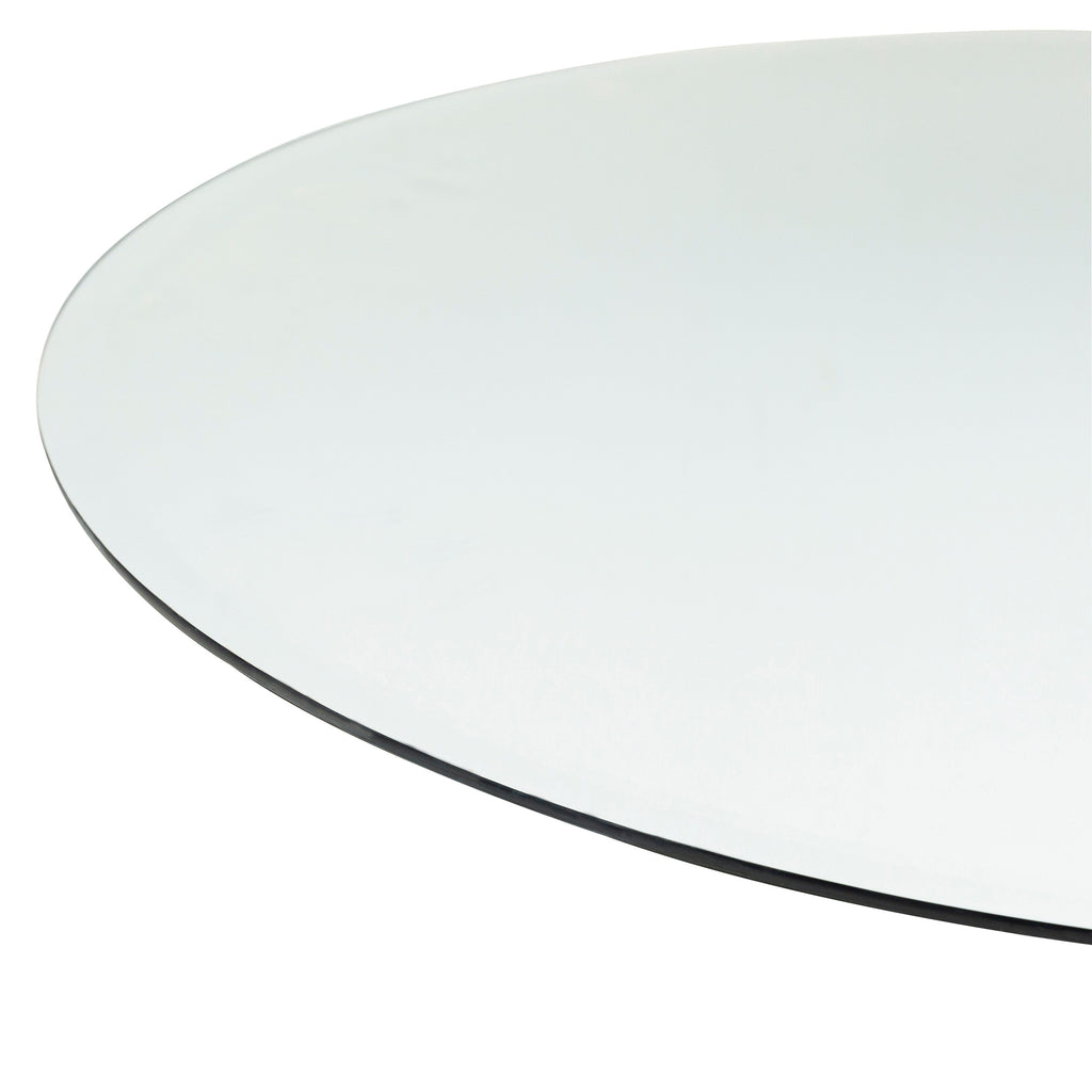 Miroir rond biseauté moderne Mei d'Artistic Weavers