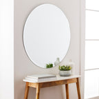 Miroir rond biseauté moderne Mei d'Artistic Weavers