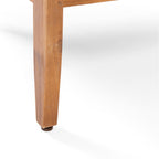 Ensemble de salon de jardin 4 places Aston, style Mid-Century moderne, en acacia, avec coussins, par Christopher Knight Home