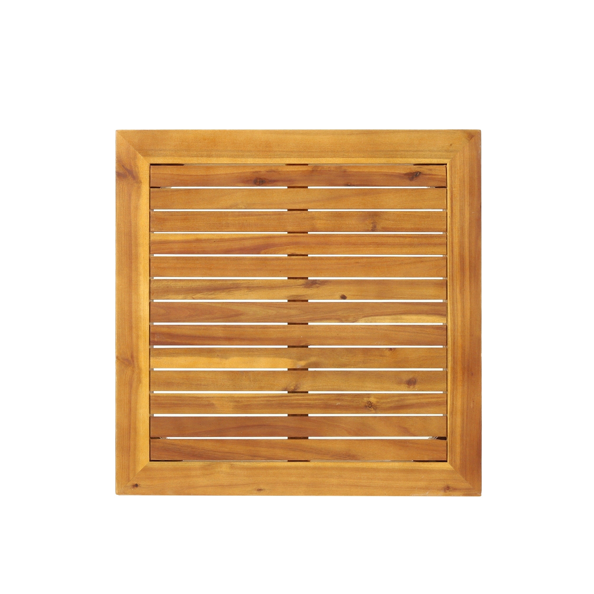 Ensemble de salon d'extérieur sectionnel en bois d'acacia Aston, style milieu de siècle, par Christopher Knight Home