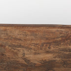Bol rectangulaire extra large Athena en bois recyclé noir-brun - 26,0 L x 10,0 l x 7,0 H